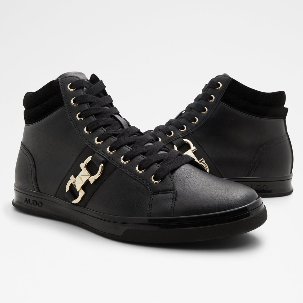 Black Aldo Pelo Low Top - Cup Sole Sneakers | 32VHIBFRE