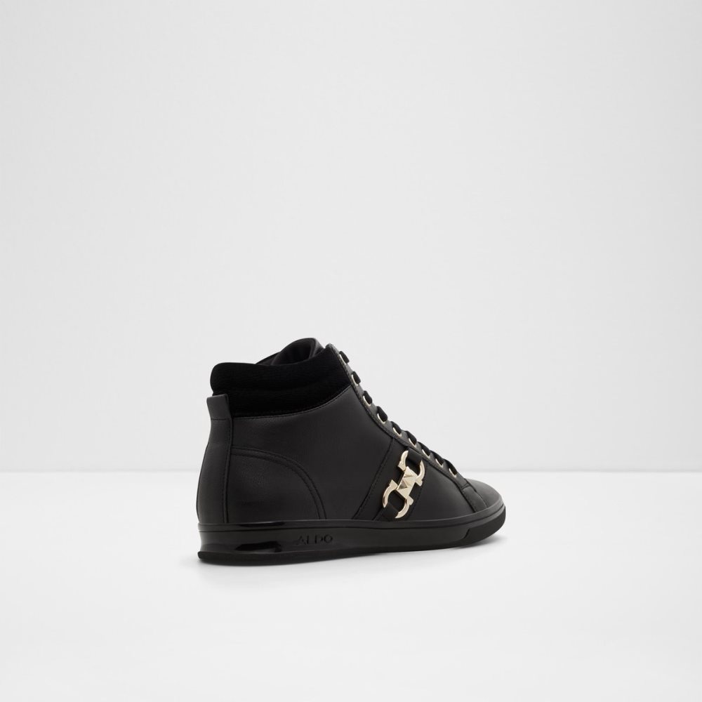 Black Aldo Pelo Low Top - Cup Sole Sneakers | 32VHIBFRE