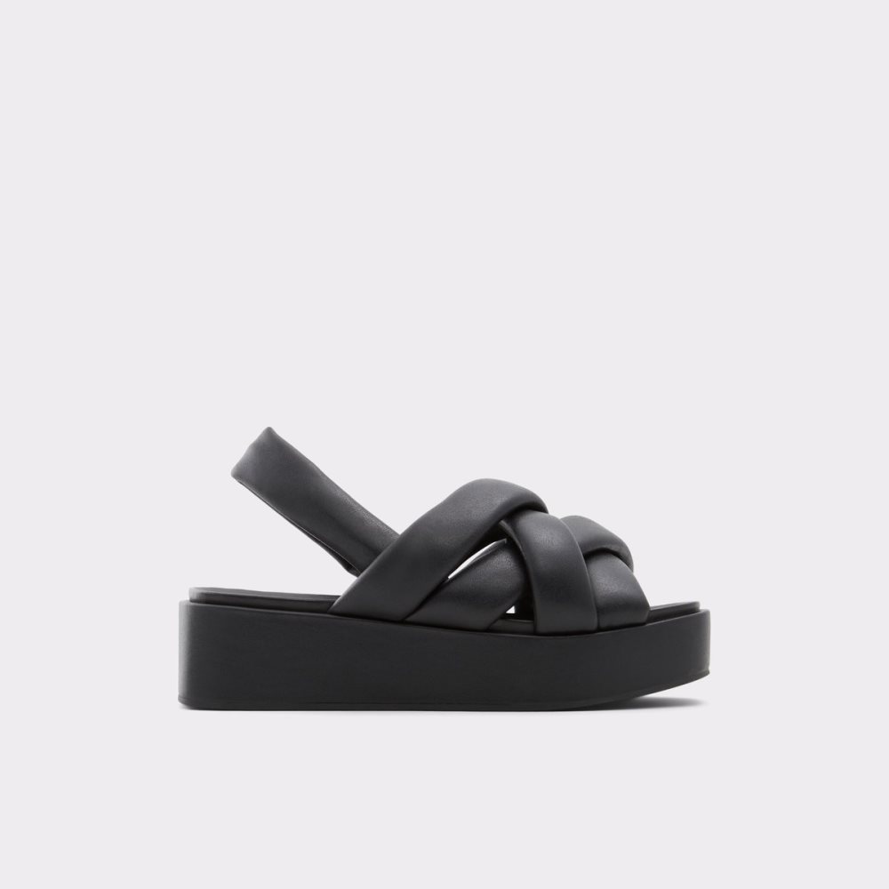 Black Aldo Phoebie Sling Back Sandal - Sandals | 13DYABHUX