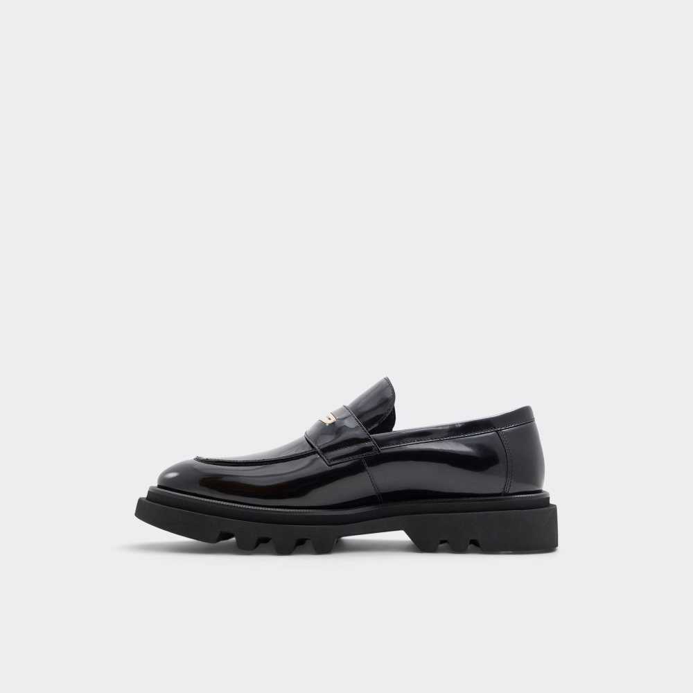 Black Aldo Pierre - Lug Sole Loafers | 24QPMTFDL