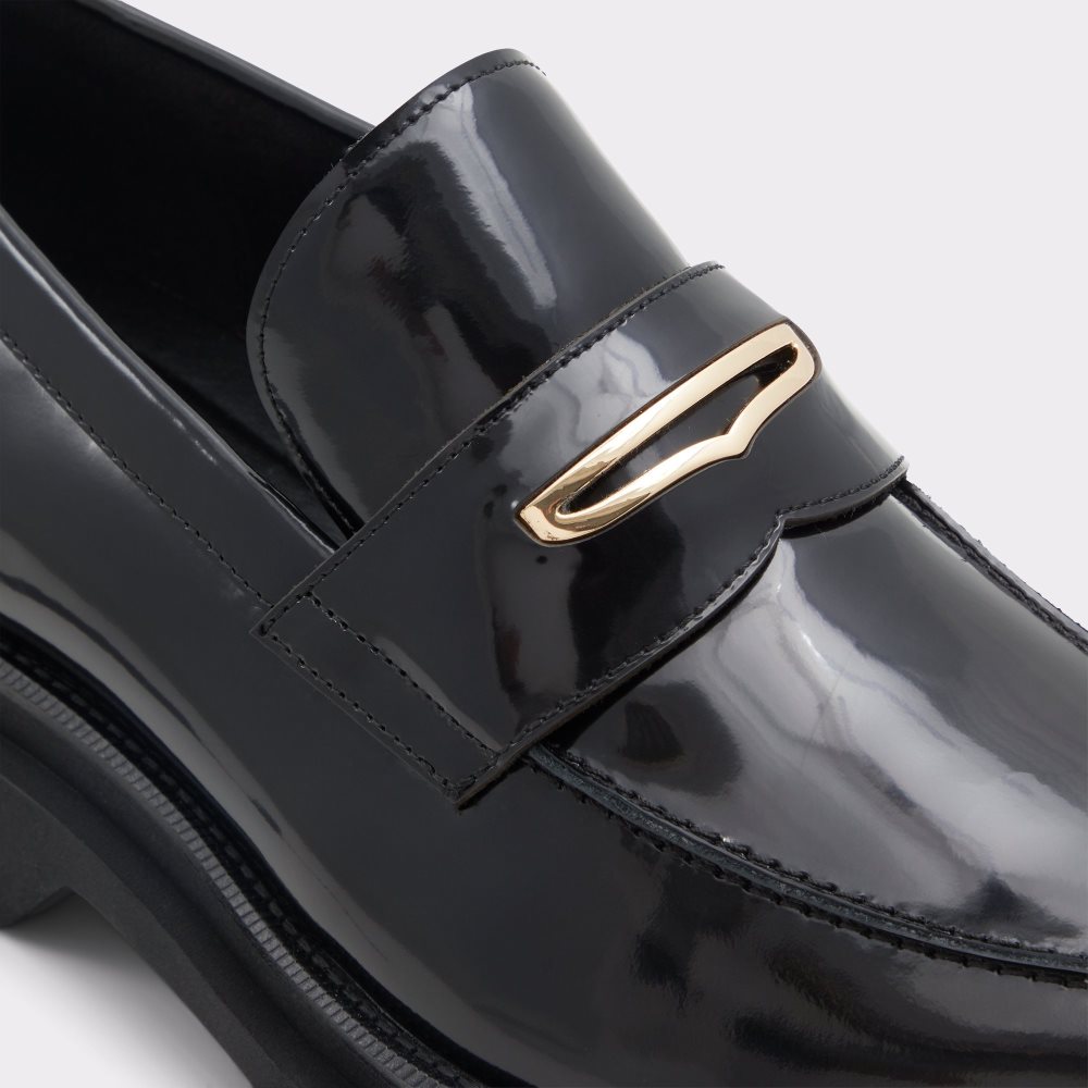 Black Aldo Pierre - Lug Sole Loafers | 24QPMTFDL