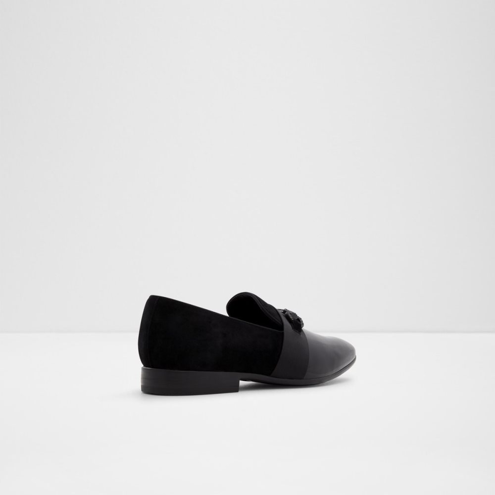 Black Aldo Popluxe Loafers | 49YZXESUQ