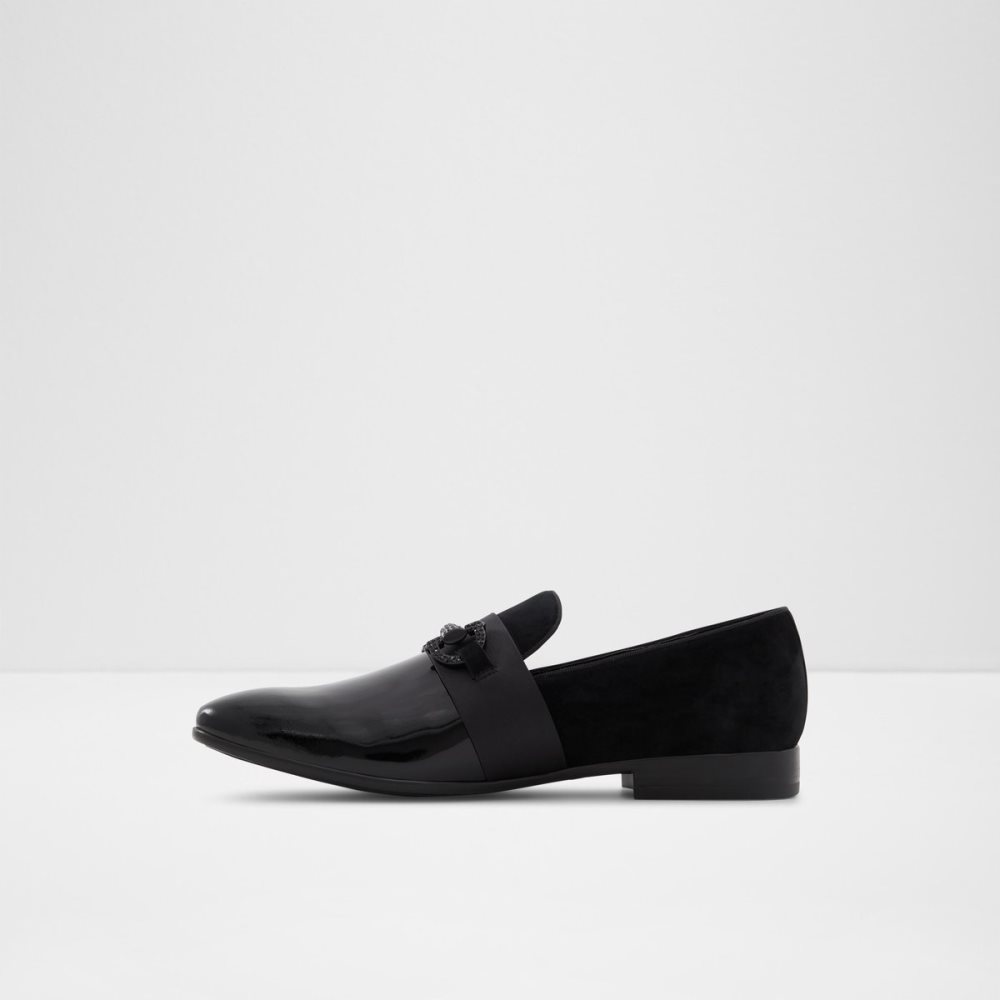 Black Aldo Popluxe Loafers | 49YZXESUQ