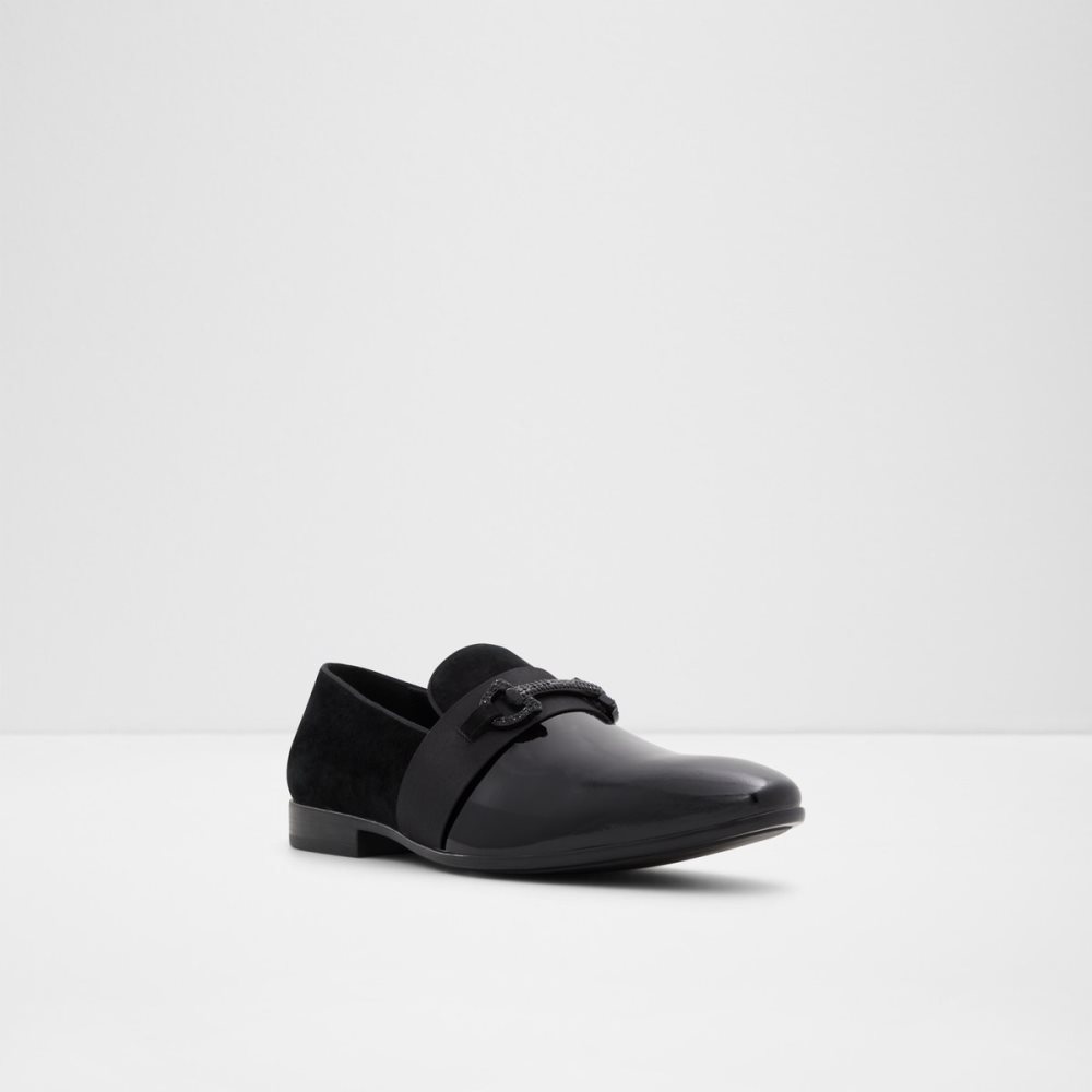 Black Aldo Popluxe Loafers | 49YZXESUQ