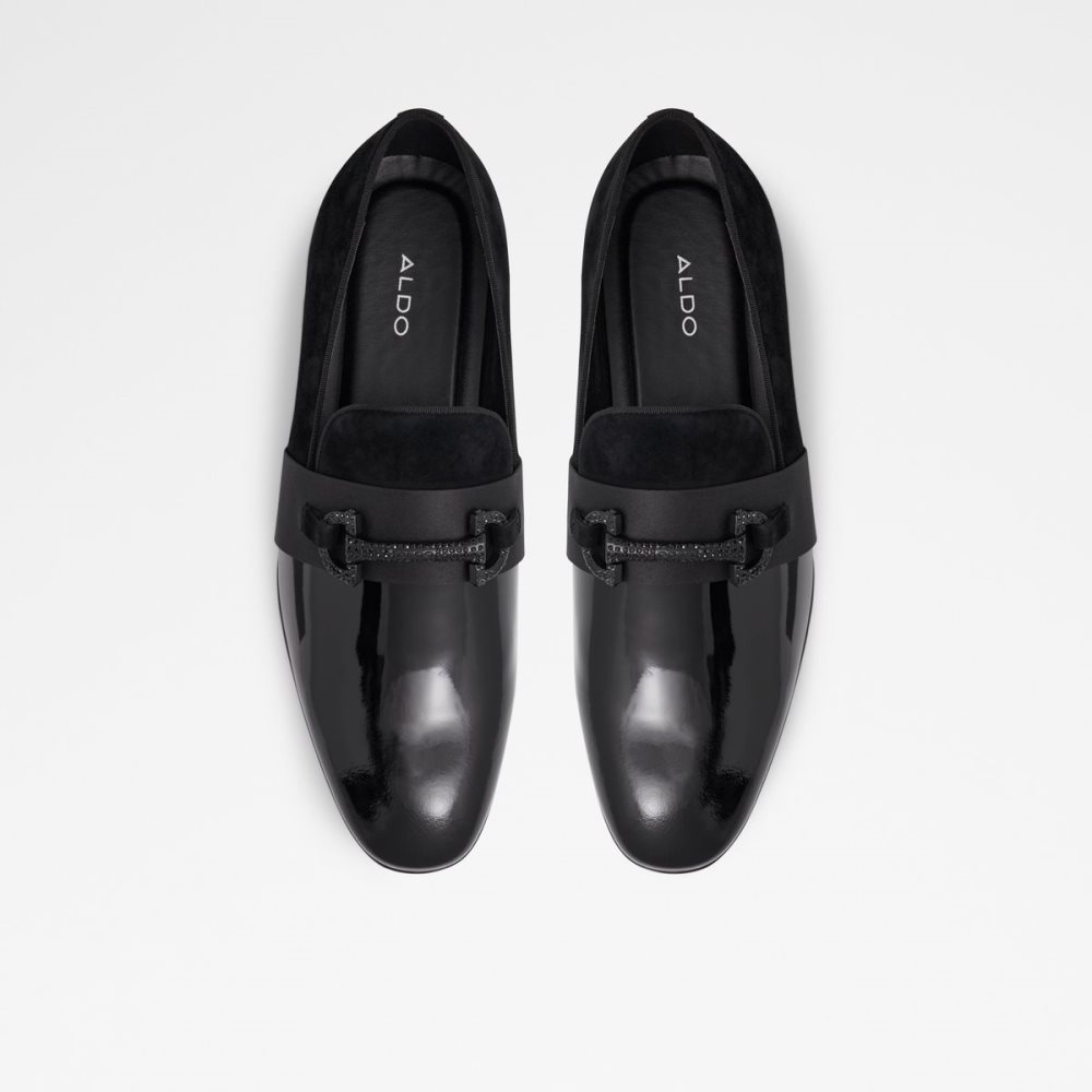 Black Aldo Popluxe Loafers | 49YZXESUQ