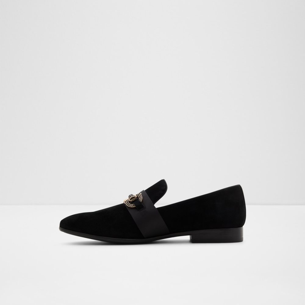 Black Aldo Popluxe Loafers | 56AKDQSZH