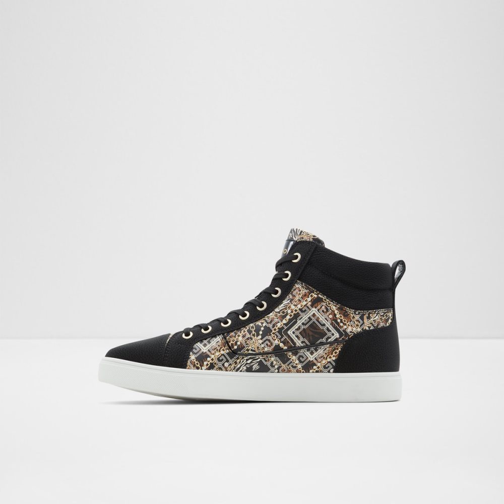 Black Aldo Popstar High Top - Cup Sole Sneakers | 21YWDGRHF