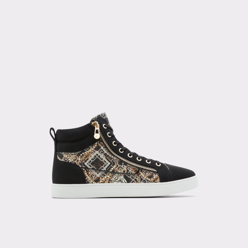 Black Aldo Popstar High Top - Cup Sole Sneakers | 21YWDGRHF