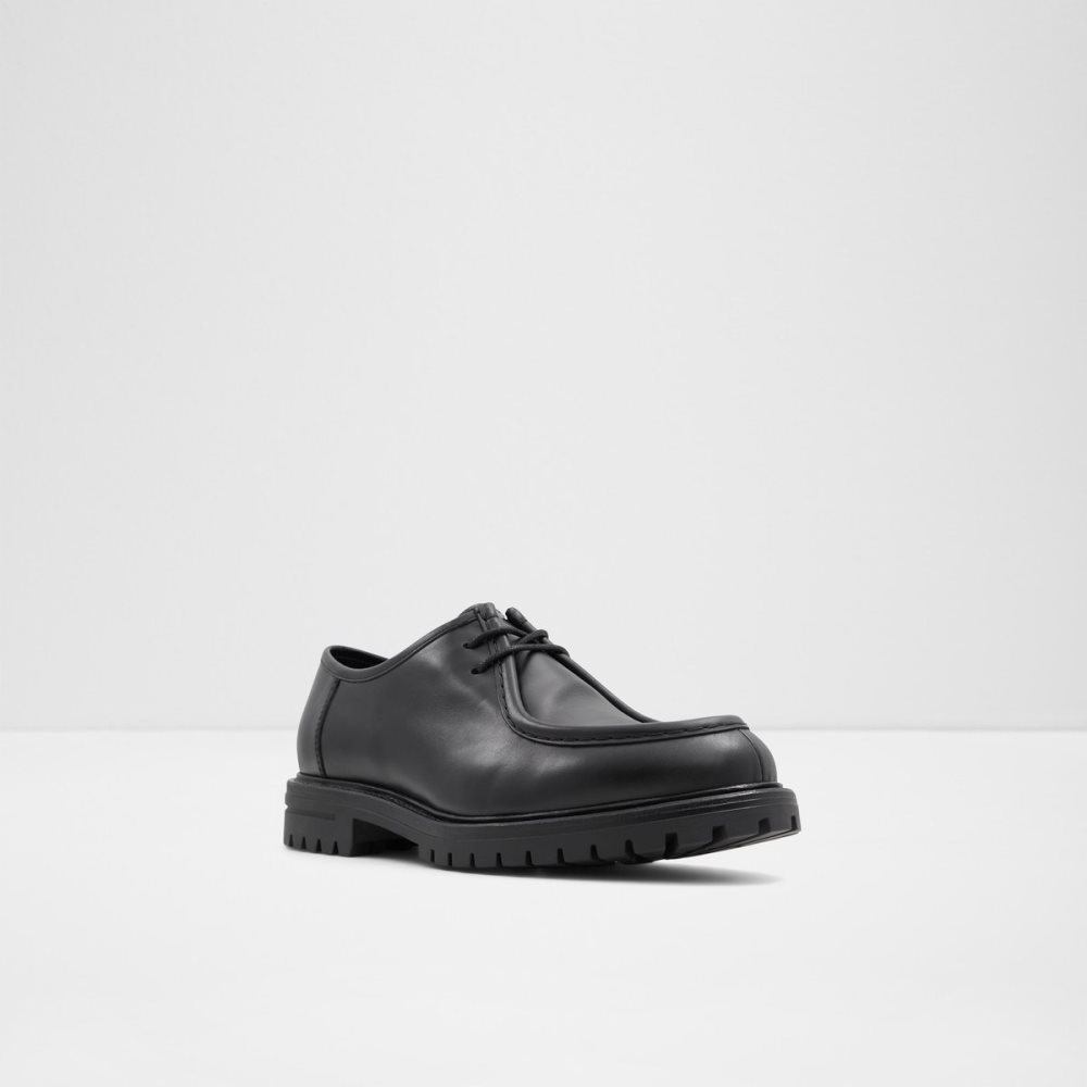 Black Aldo Prime Oxfords Shoes | 39EYRGVAM