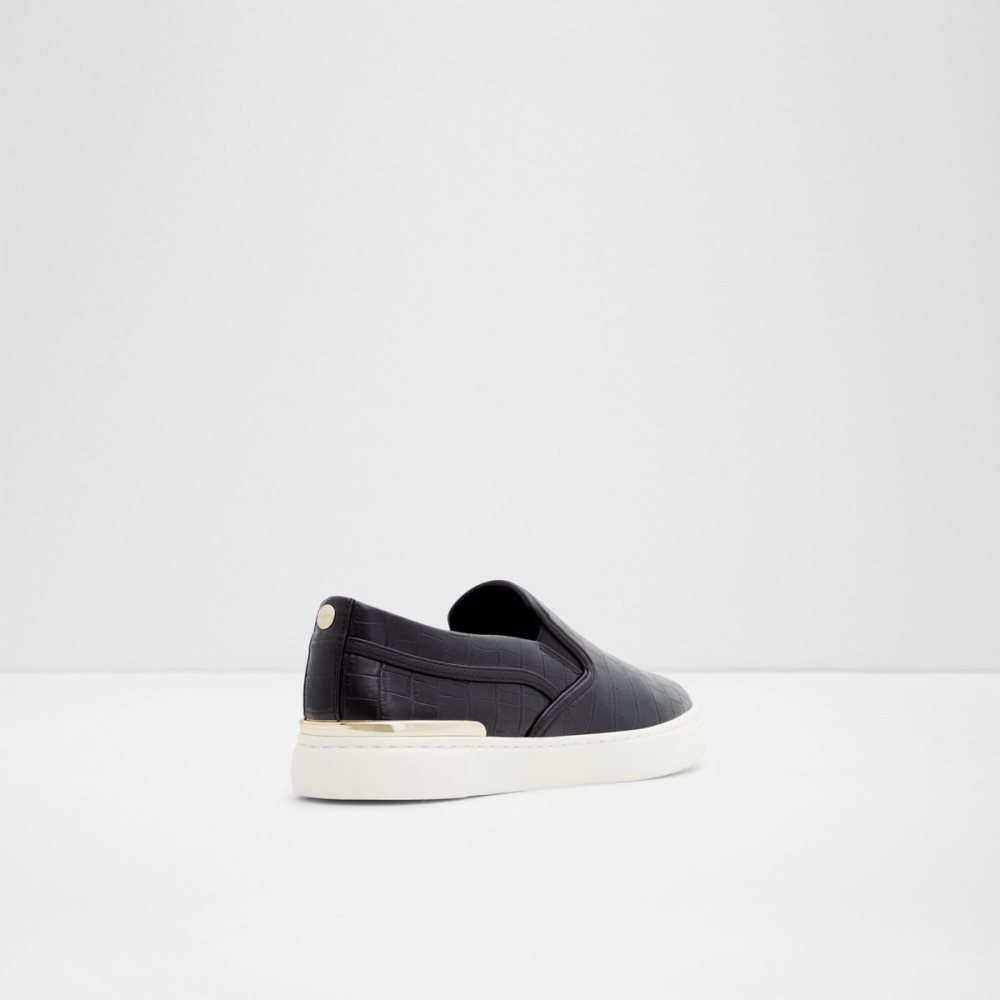 Black Aldo Quarta Low Top - Cup Sole Sneakers | 02ZIHPSLM