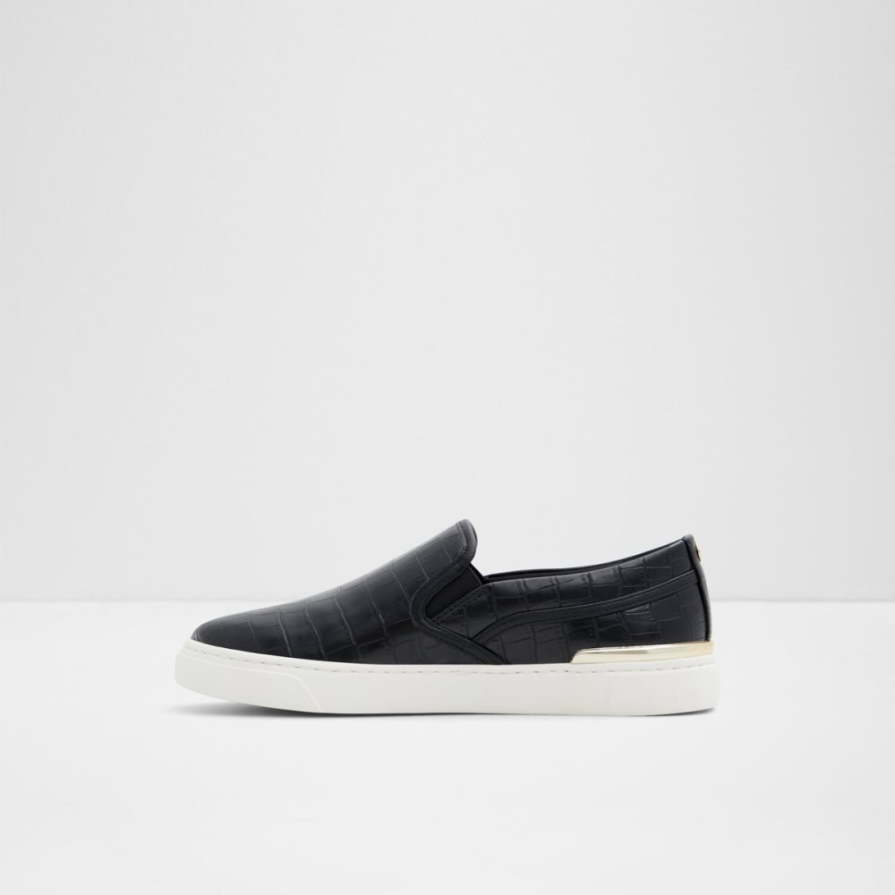 Black Aldo Quarta Low Top - Cup Sole Sneakers | 02ZIHPSLM