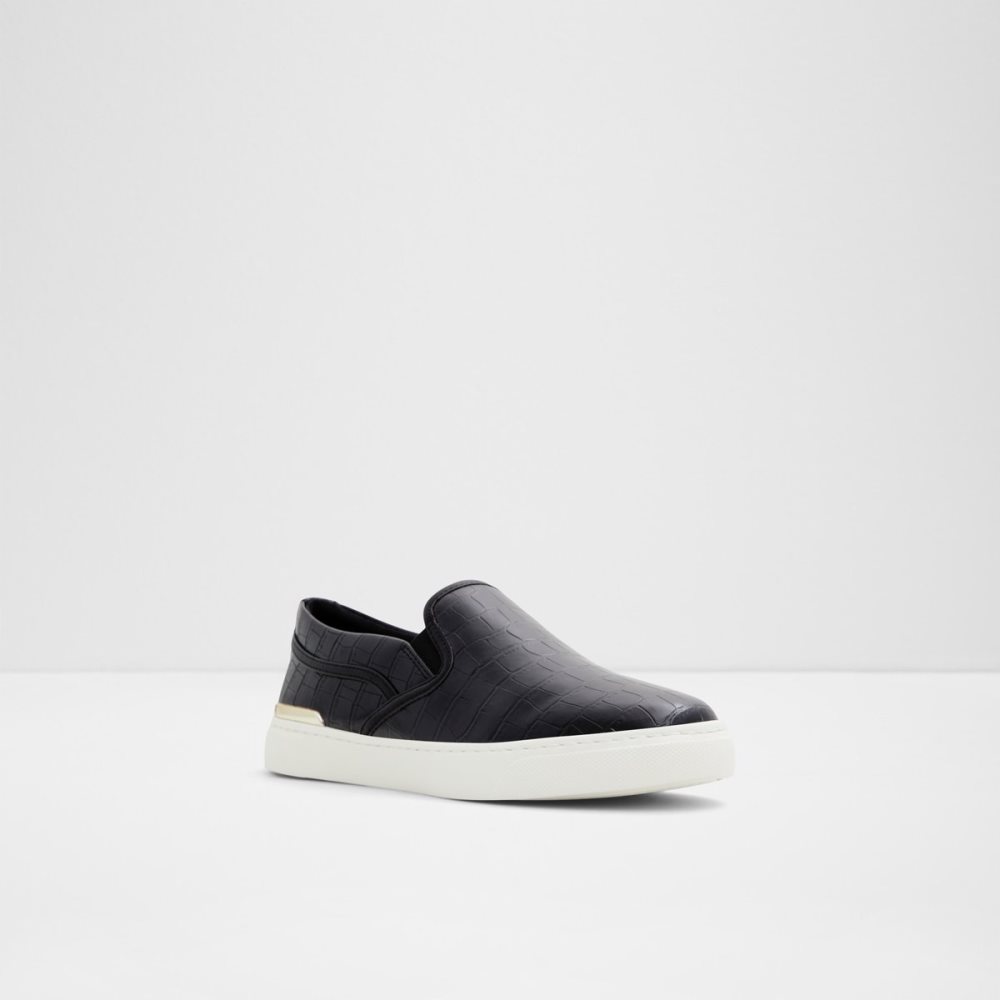 Black Aldo Quarta Low Top - Cup Sole Sneakers | 02ZIHPSLM