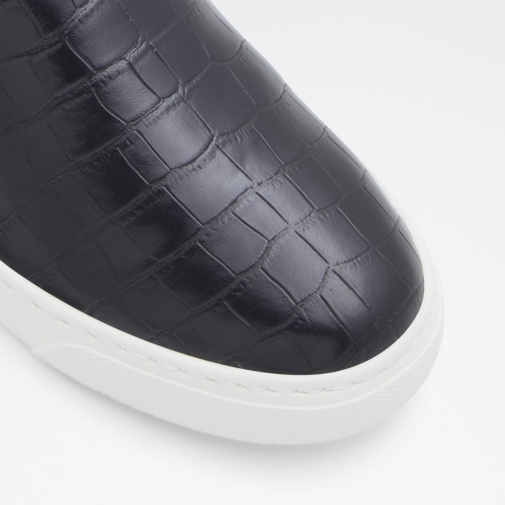 Black Aldo Quarta Low Top - Cup Sole Sneakers | 02ZIHPSLM