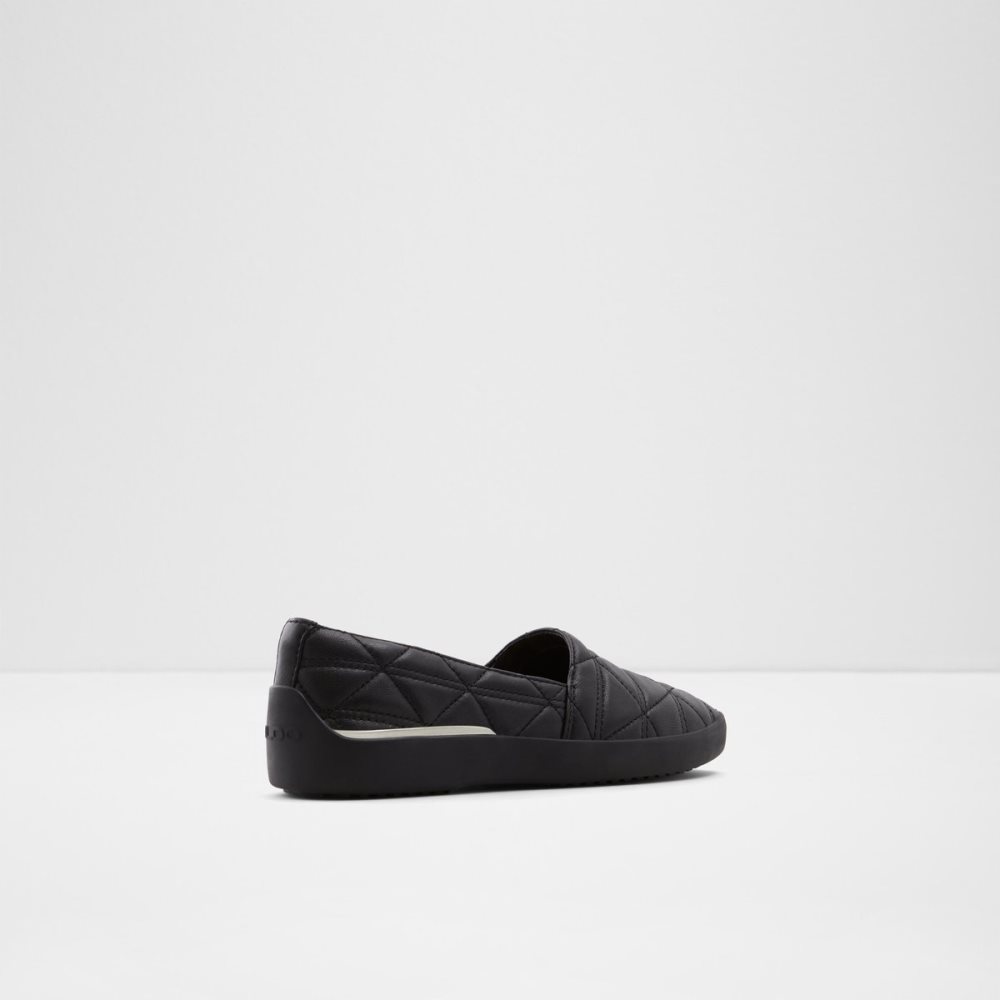 Black Aldo Quilten Slip On Mules | 42DEYHJWS