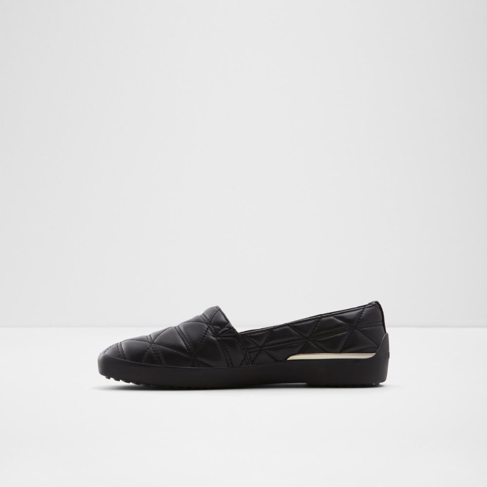 Black Aldo Quilten Slip On Mules | 42DEYHJWS