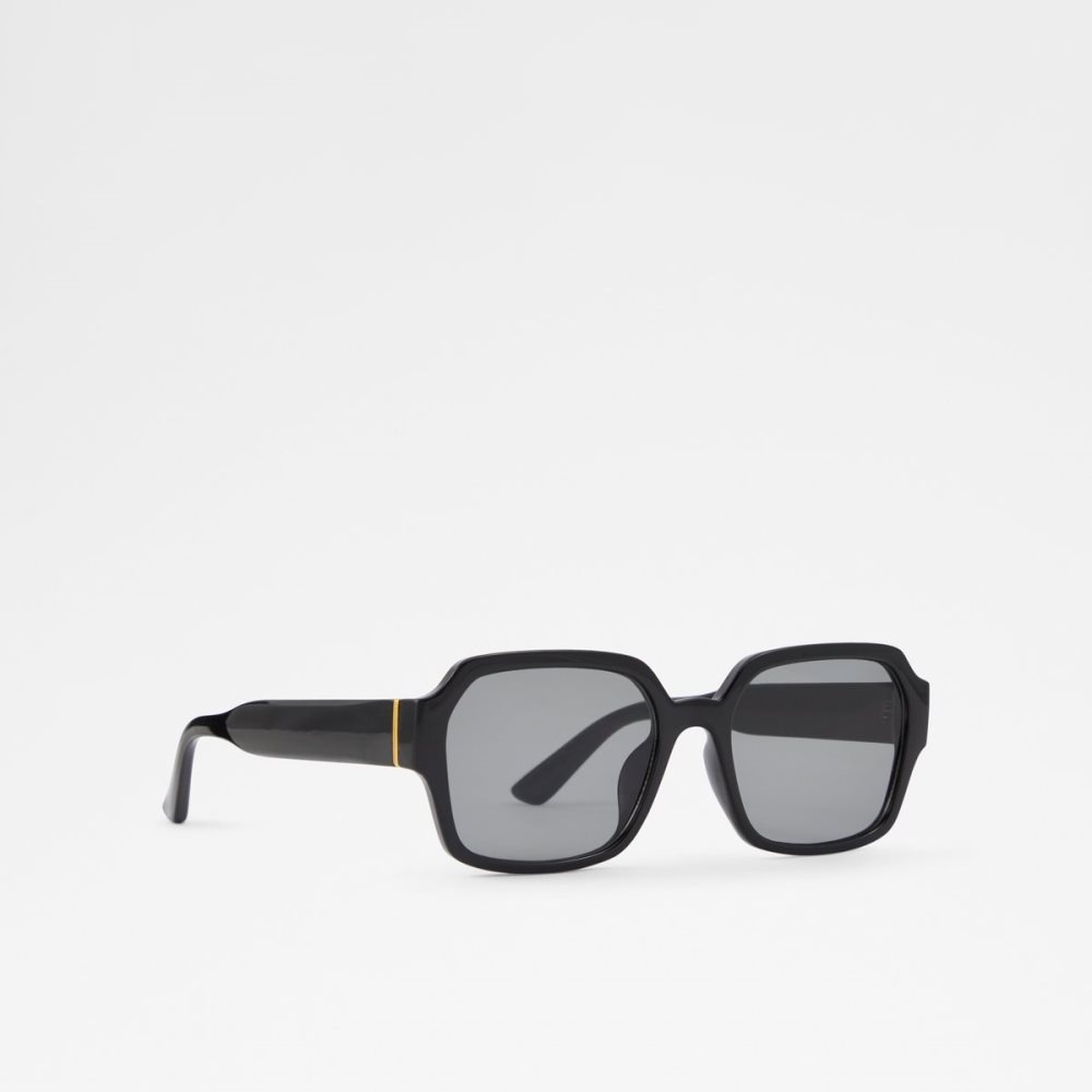 Black Aldo Quoll Square Sunglasses | 92CMLREAQ