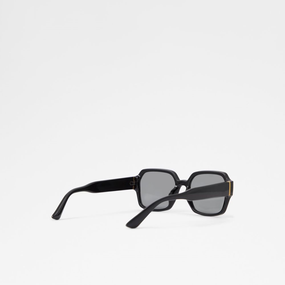 Black Aldo Quoll Square Sunglasses | 92CMLREAQ