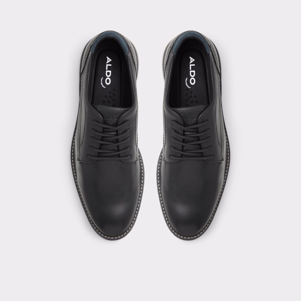 Black Aldo Rakersgrip Oxfords Shoes | 72HFKJIDT