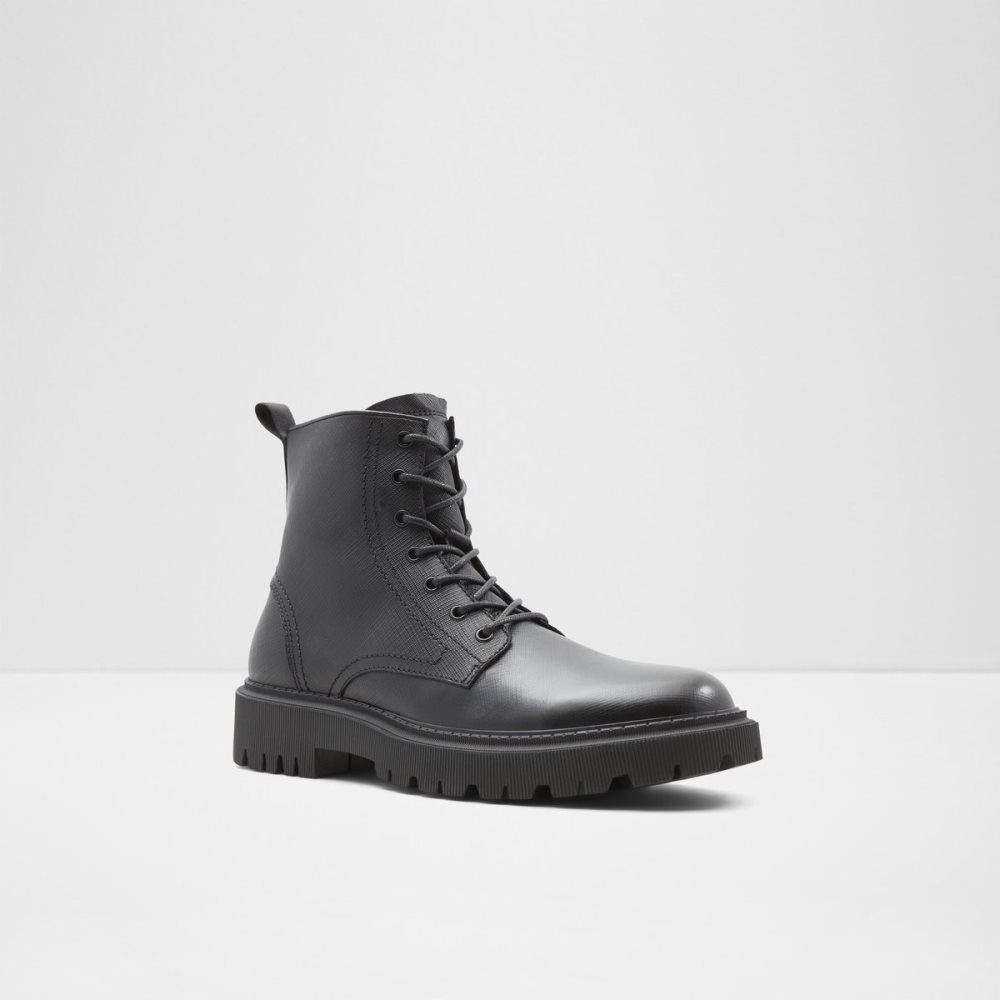 Black Aldo Redford Lace-up Lace Up Boots | 20AIXTMFU