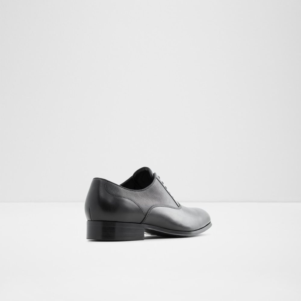 Black Aldo Ridge Oxfords Shoes | 57QLJFOPW