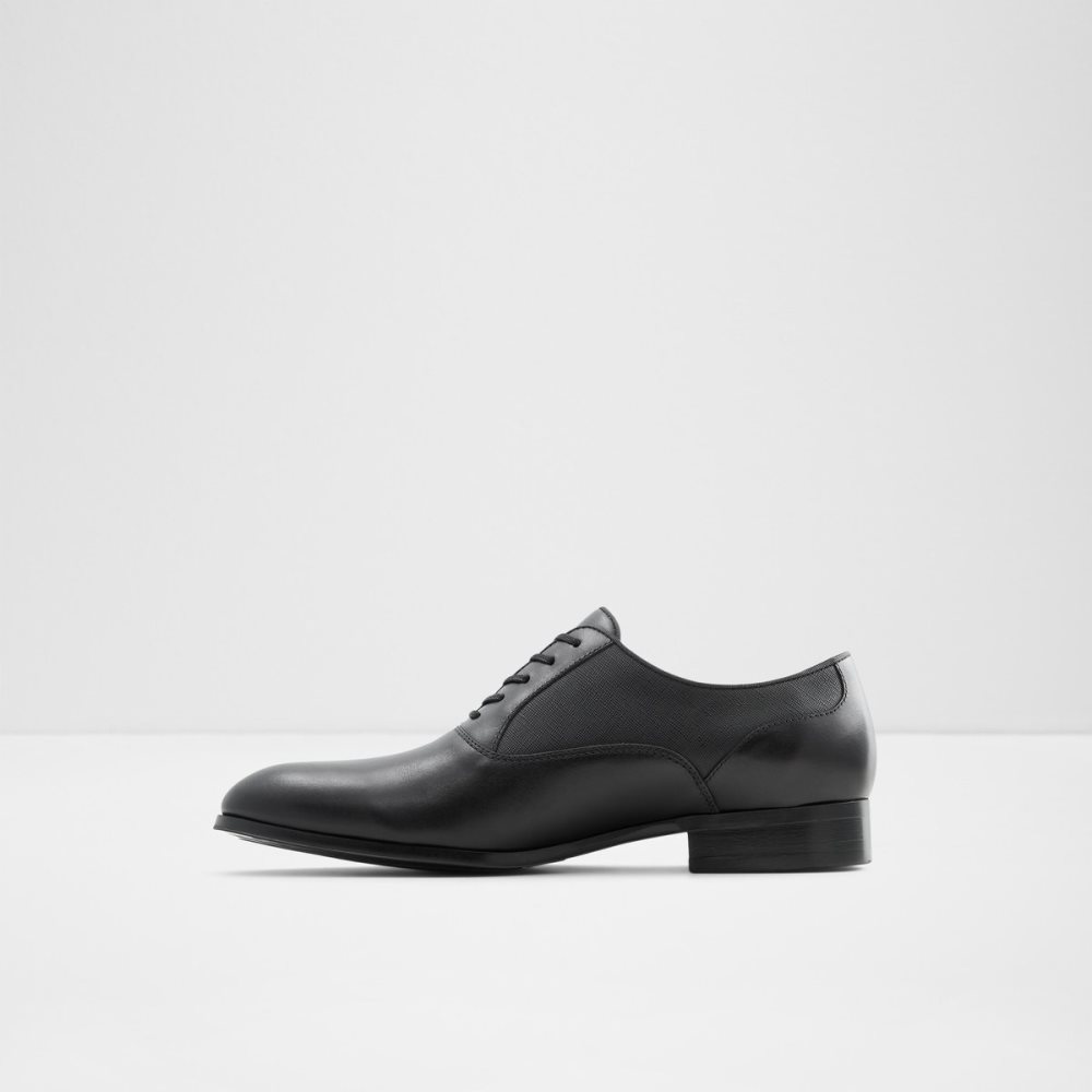 Black Aldo Ridge Oxfords Shoes | 57QLJFOPW