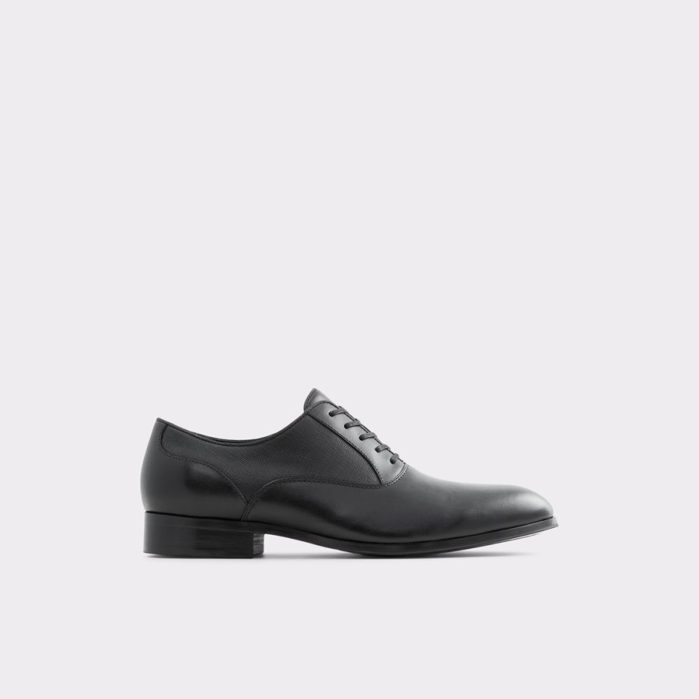 Black Aldo Ridge Oxfords Shoes | 57QLJFOPW