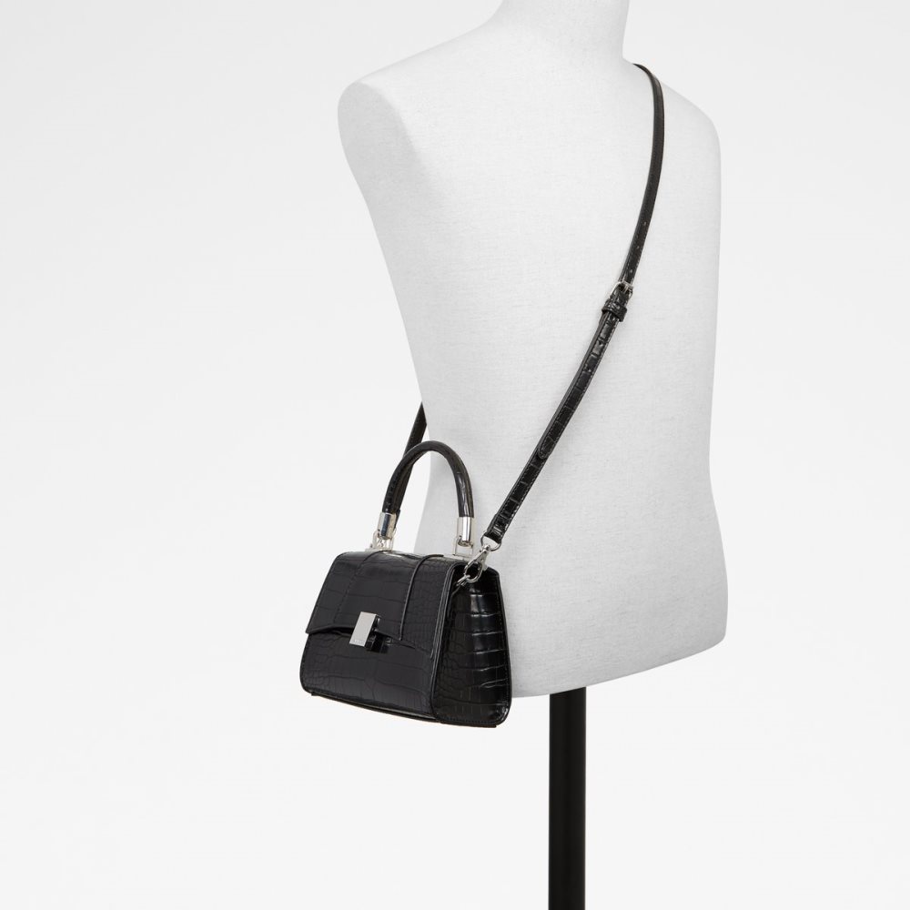 Black Aldo Rotorua Top Handle Handbag | 36RZLEHGM