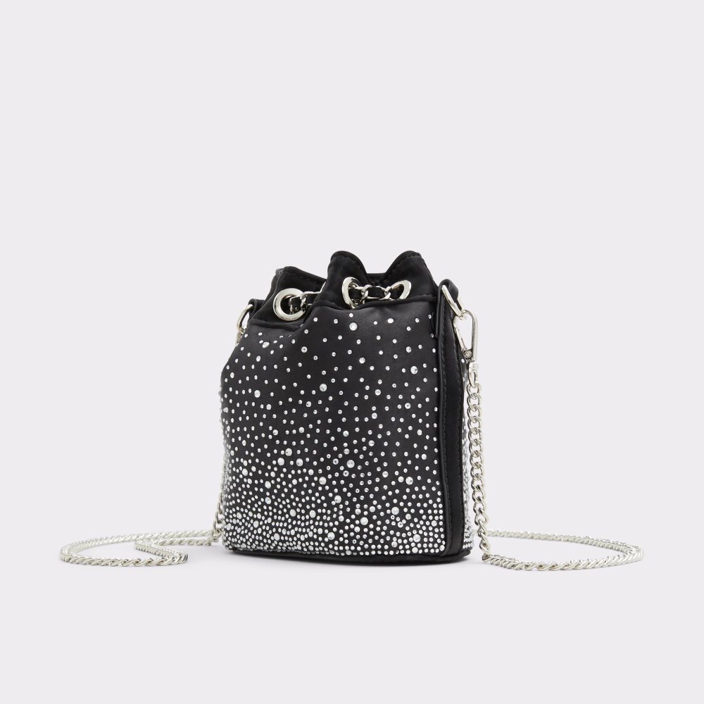 Black Aldo Roxy Bucket Clutch Bag | 60GKTYDFB