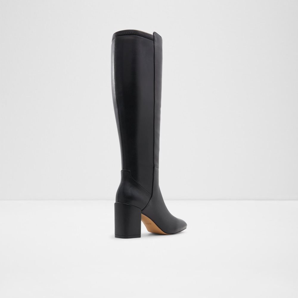 Black Aldo Satori Knee-high Tall Boots | 08JGTPEAF