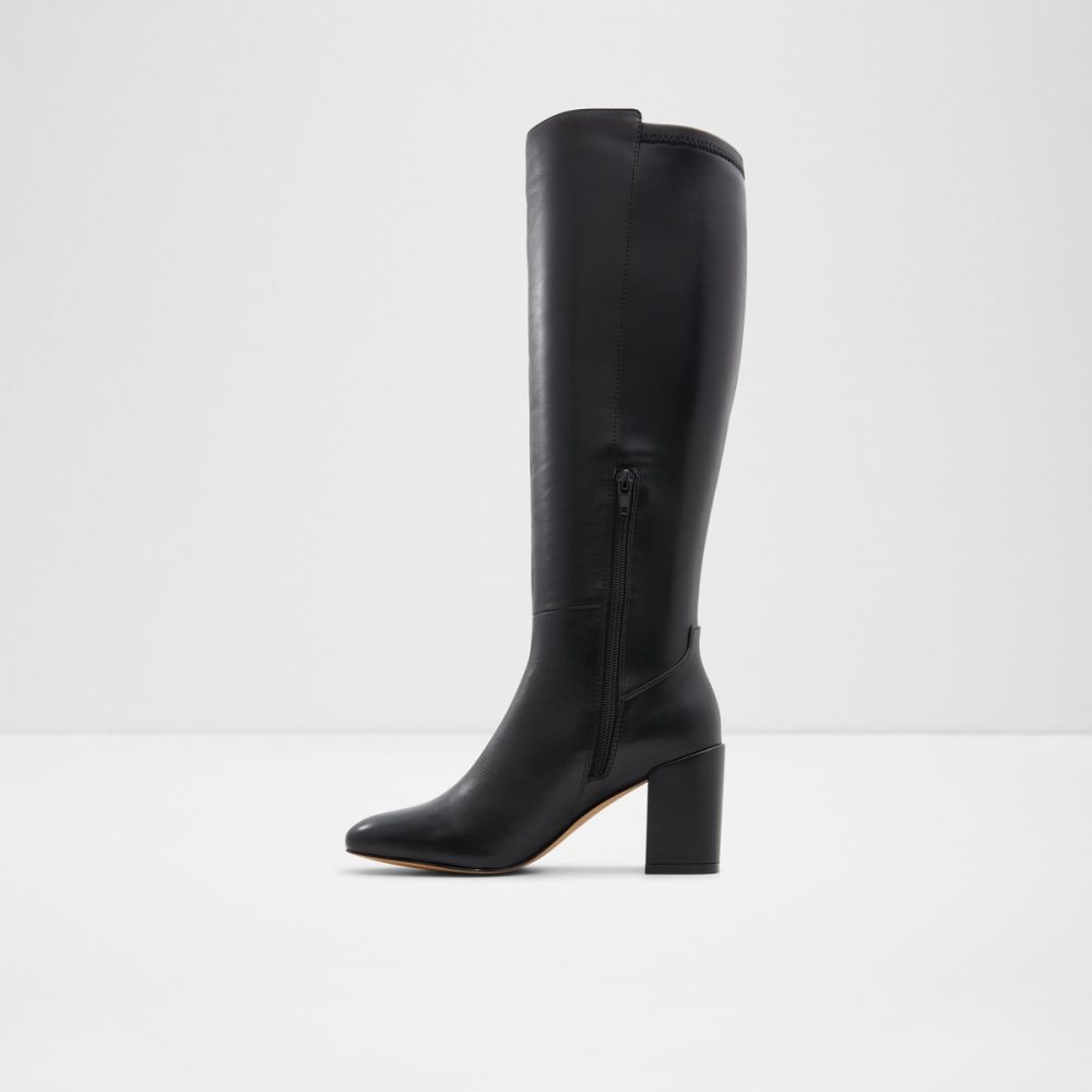 Black Aldo Satori Knee-high Tall Boots | 08JGTPEAF