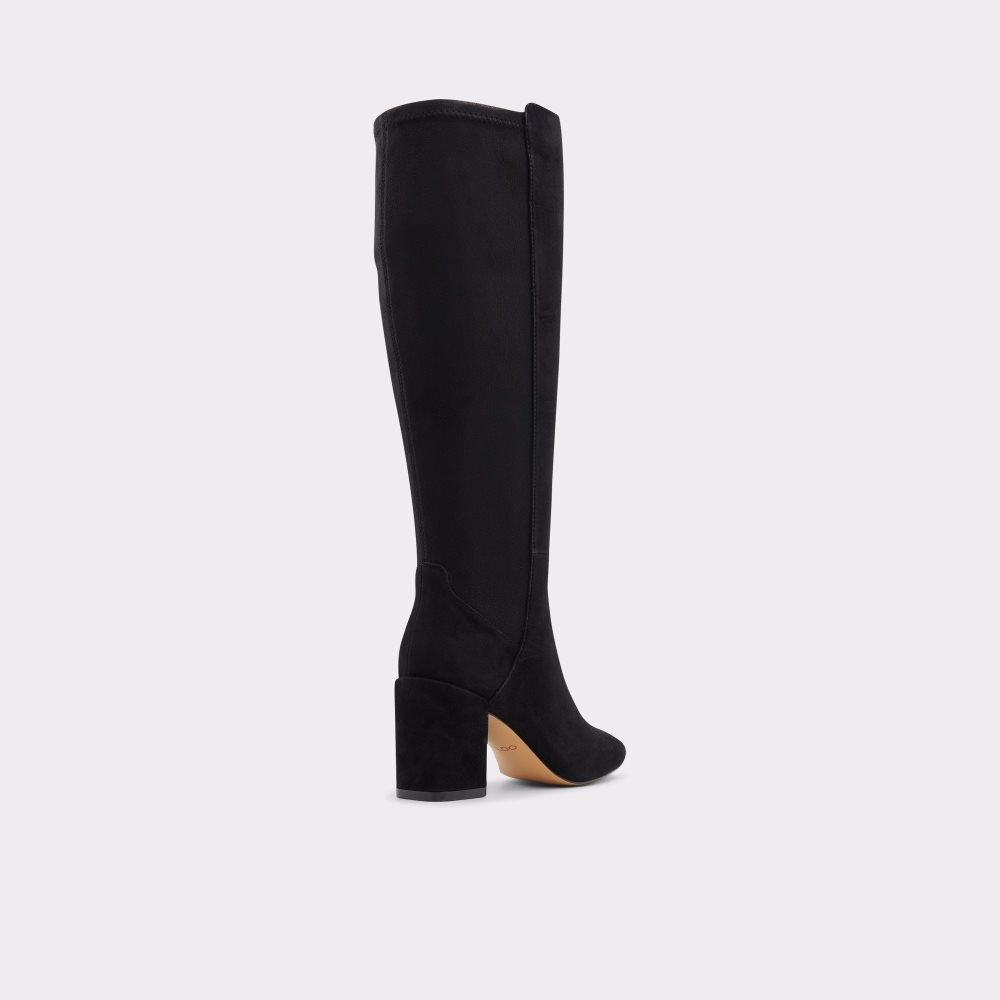 Black Aldo Satori Knee-high Tall Boots | 75QDFVCXU