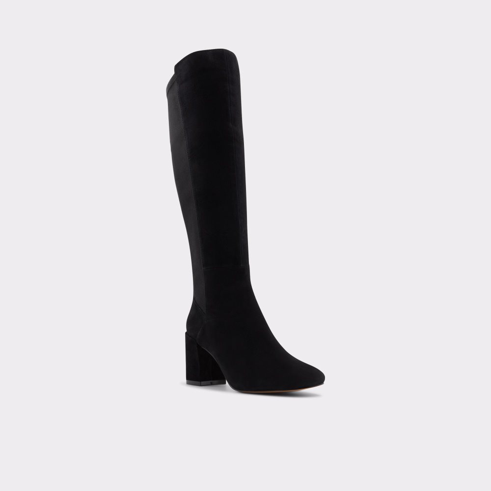 Black Aldo Satori Knee-high Tall Boots | 75QDFVCXU