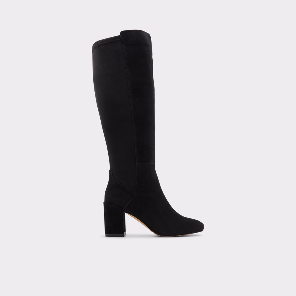 Black Aldo Satori Knee-high Tall Boots | 75QDFVCXU