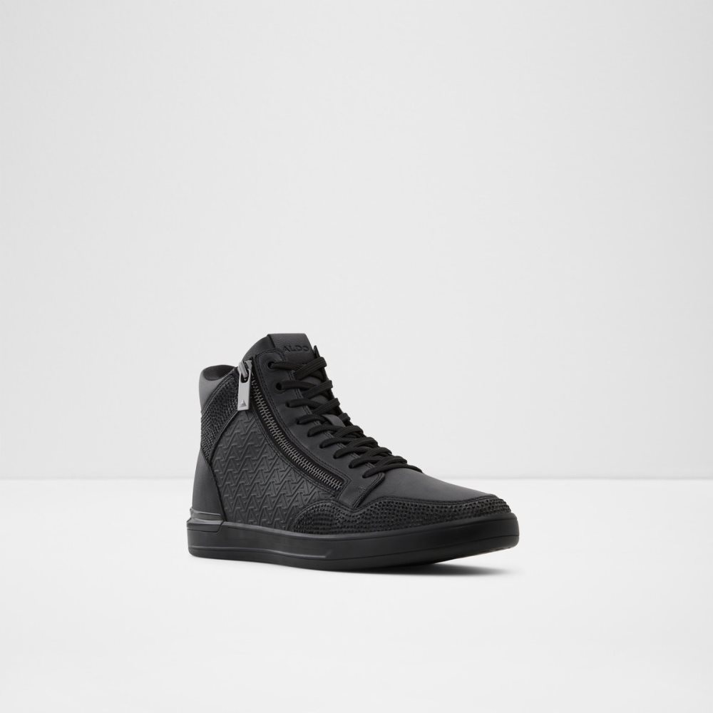 Black Aldo Sauerbergg High Top - Cup Sole Sneakers | 25KRFSYWN