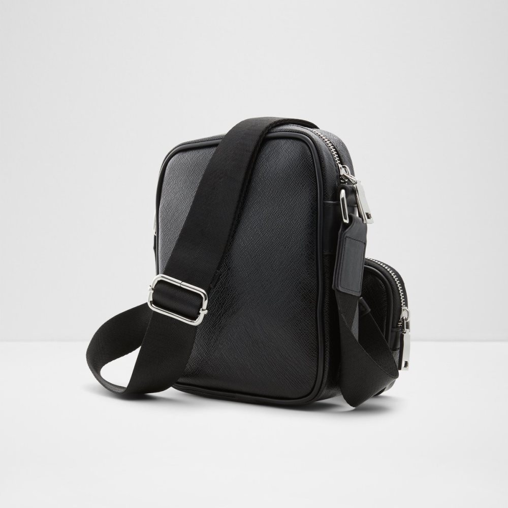 Black Aldo Serge Crossbody Bags | 17CFGHOYT