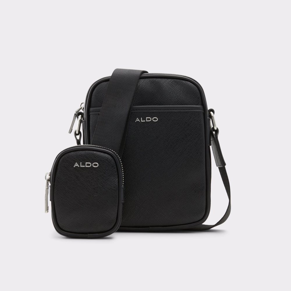 Black Aldo Serge Crossbody Bags | 17CFGHOYT