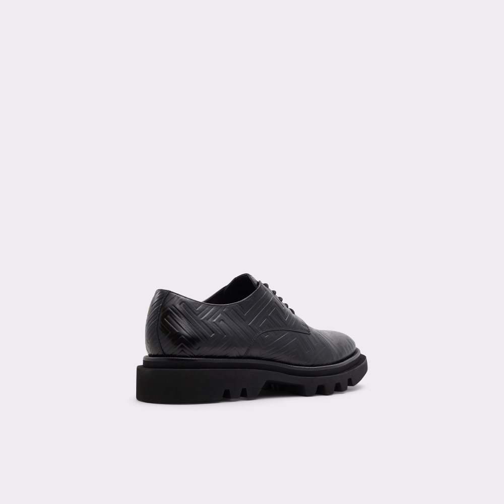 Black Aldo Sergei - Lug Sole Oxfords Shoes | 15TZNSUGH