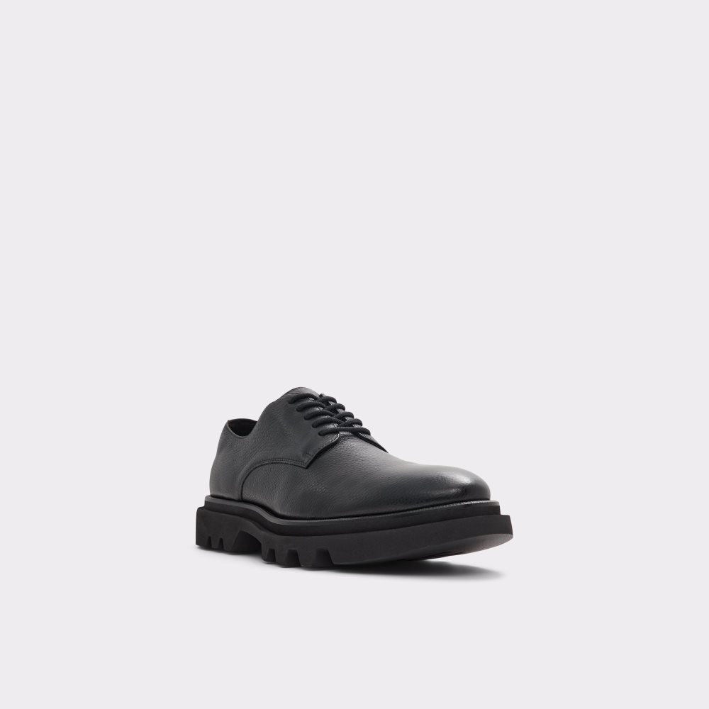 Black Aldo Sergei - Lug Sole Oxfords Shoes | 41ACULSHY