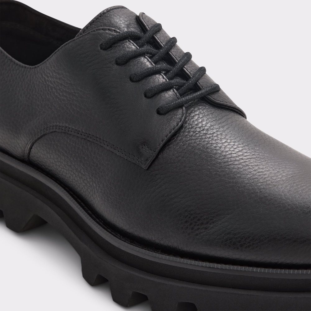 Black Aldo Sergei - Lug Sole Oxfords Shoes | 41ACULSHY