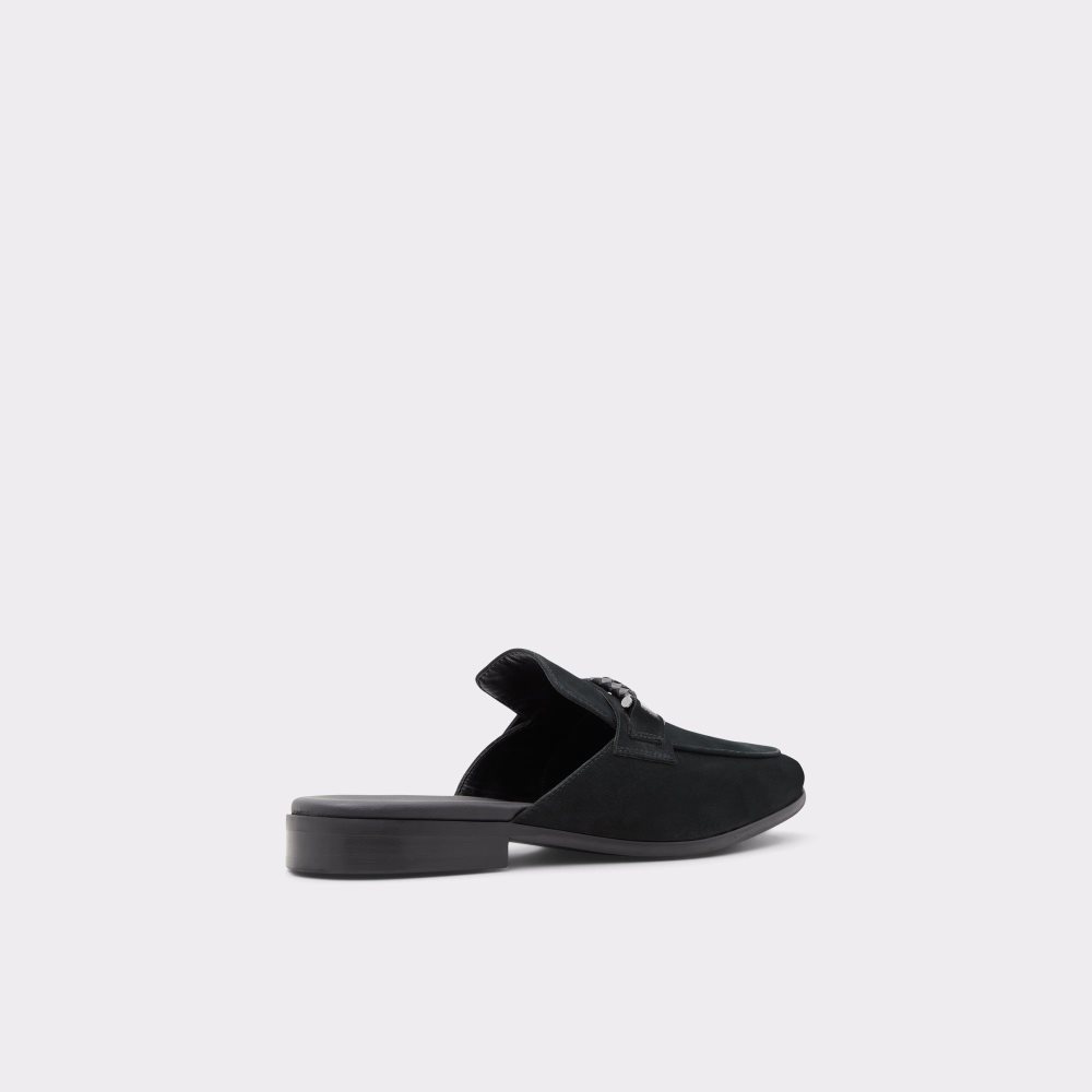 Black Aldo Sevilind Mule Loafers | 91CQGRSFD