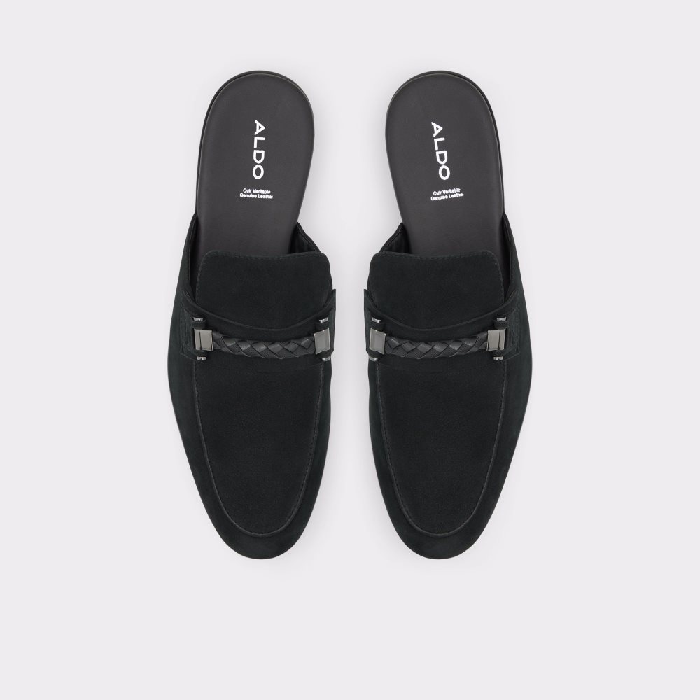 Black Aldo Sevilind Mule Loafers | 91CQGRSFD