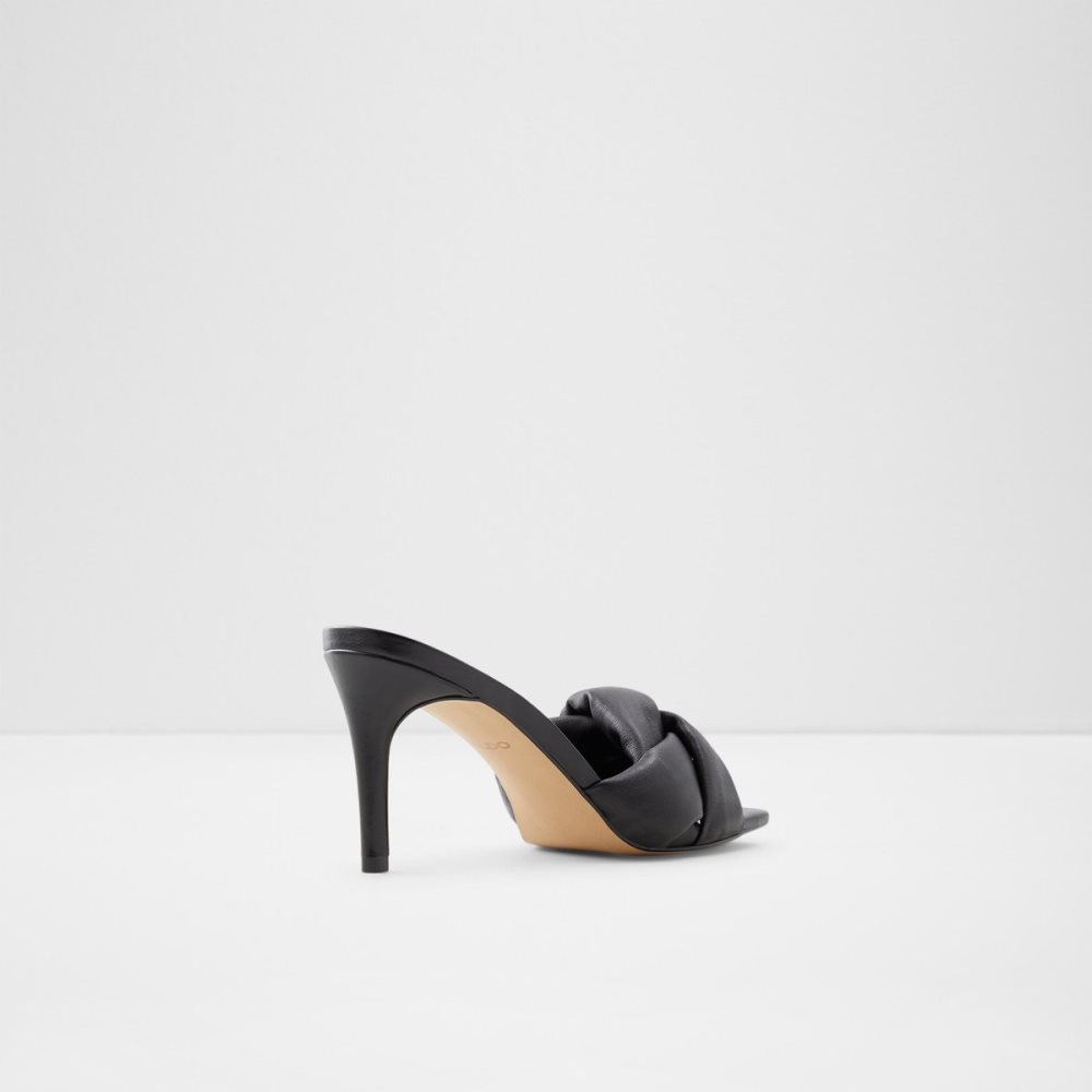 Black Aldo Syngrapha Heeled Mule - Stiletto Sandals | 42HVCDIYU