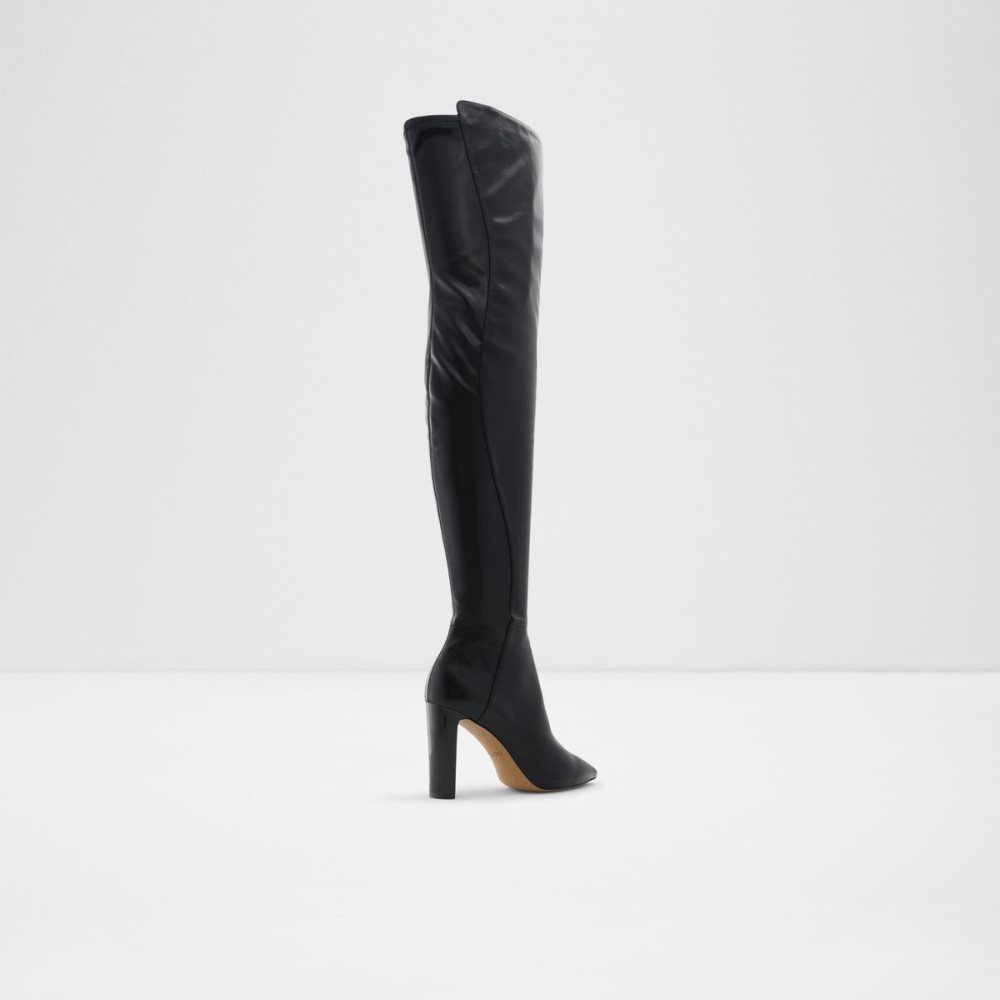 Black Aldo Thejan Over-the-knee Tall Boots | 92OFMTXAB