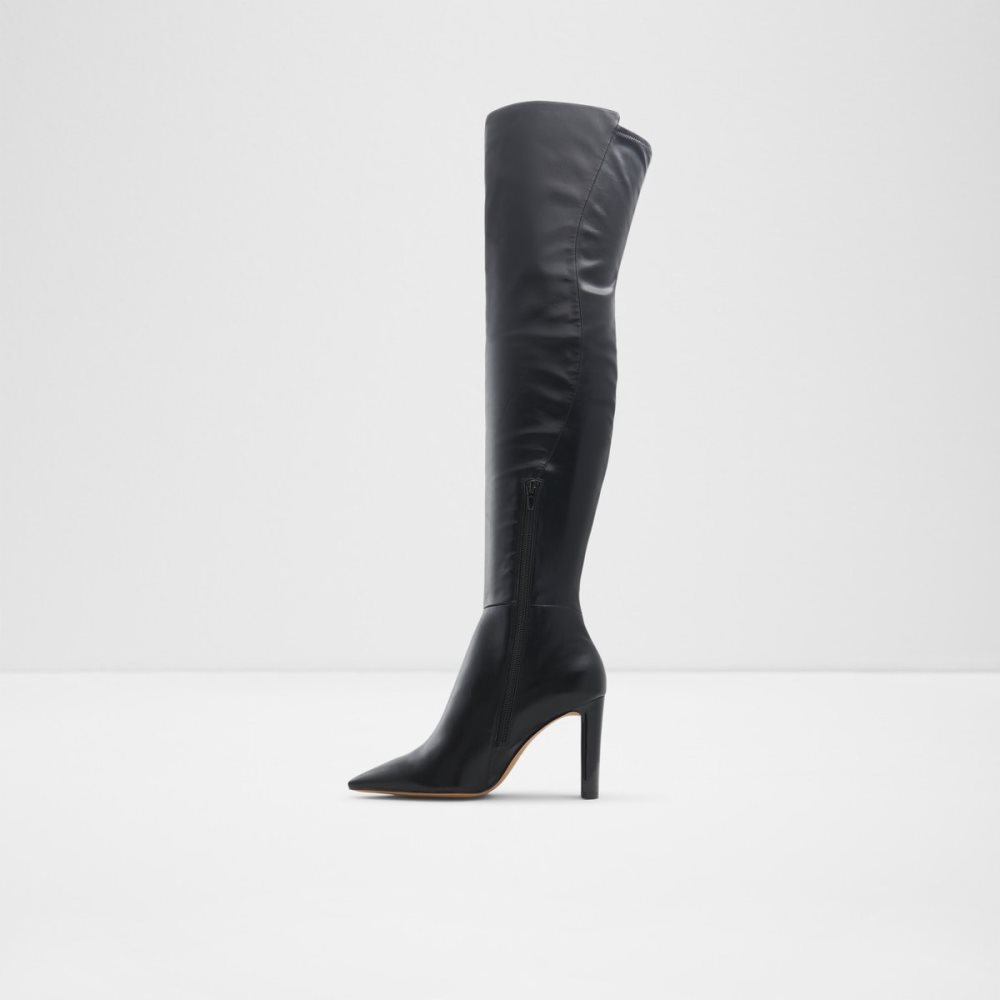 Black Aldo Thejan Over-the-knee Tall Boots | 92OFMTXAB