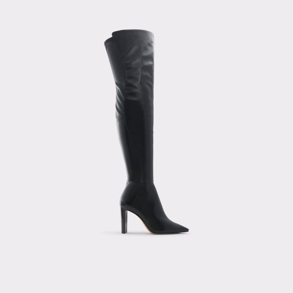 Black Aldo Thejan Over-the-knee Tall Boots | 92OFMTXAB