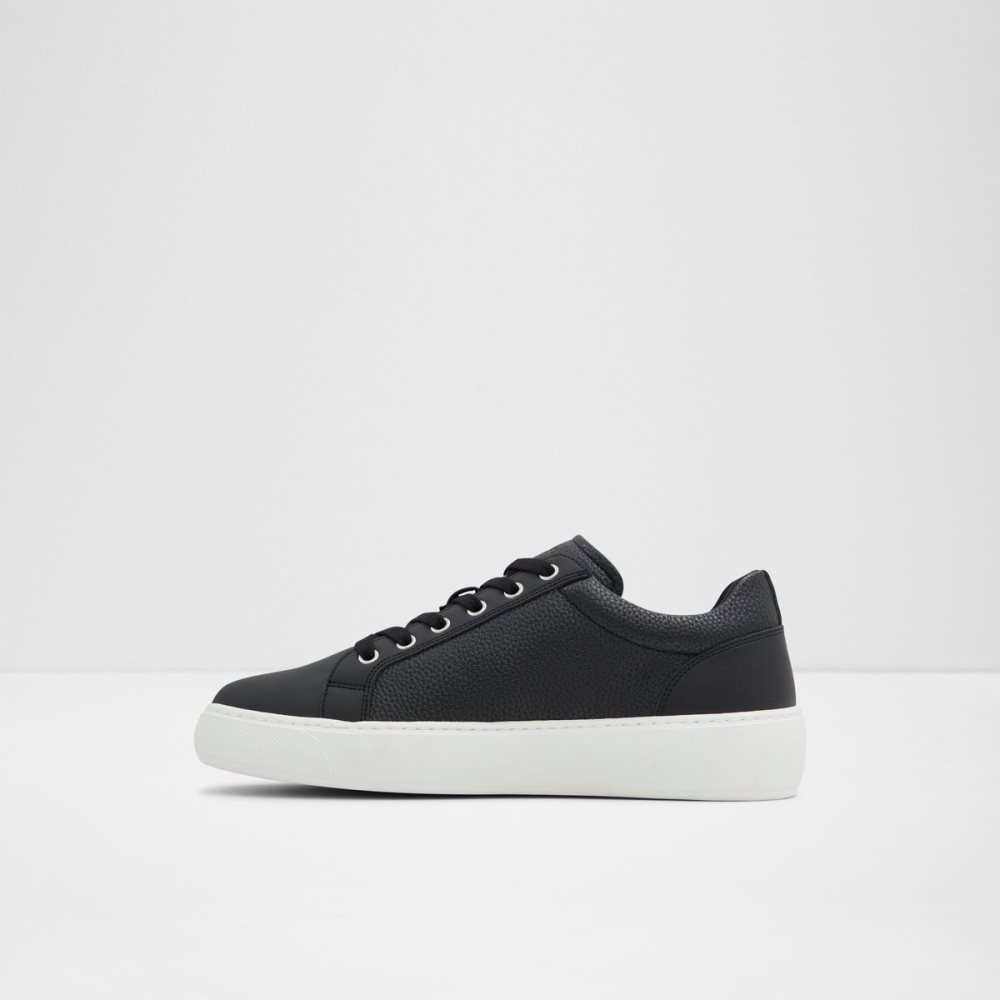 Black Aldo Theta Low Top - Cup Sole Sneakers | 87MIOZTFJ