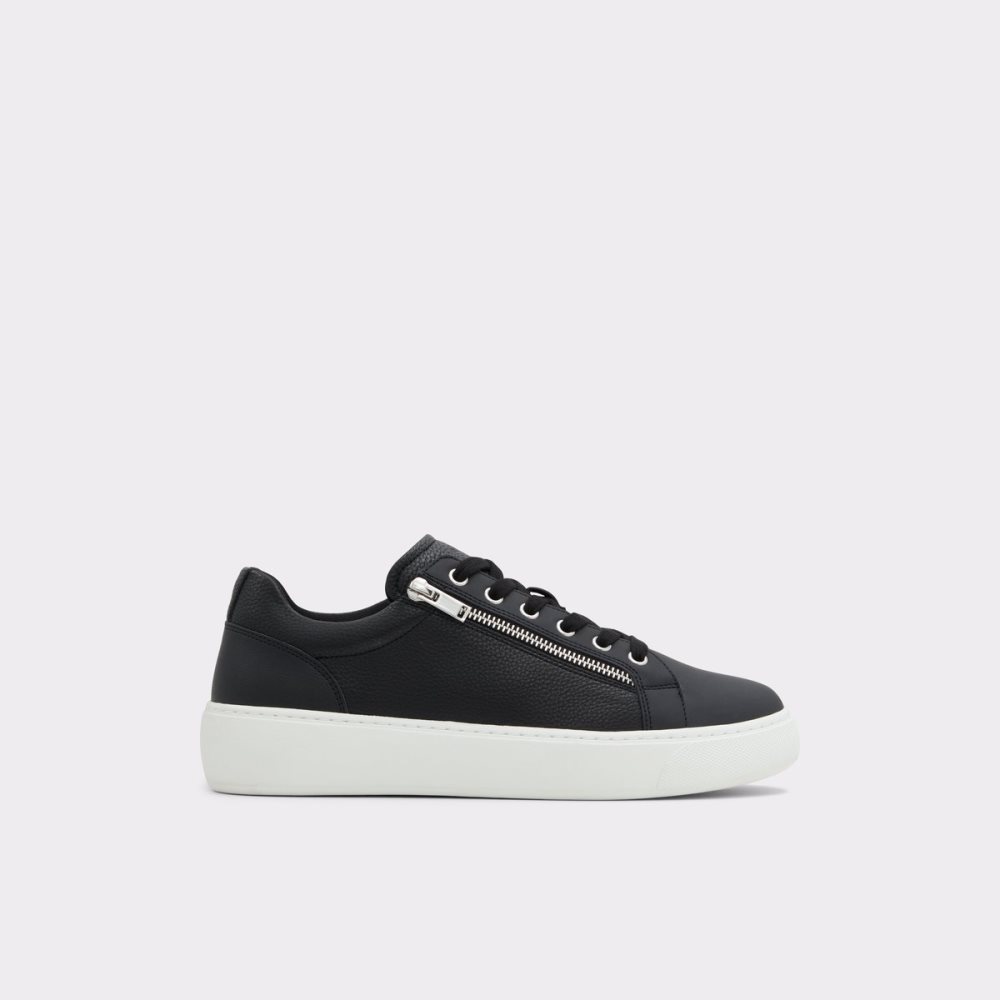 Black Aldo Theta Low Top - Cup Sole Sneakers | 87MIOZTFJ