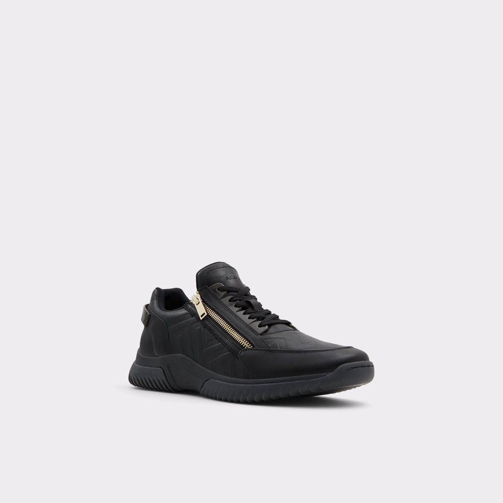 Black Aldo Thompson Low Top Sneakers | 49QGMBHTR