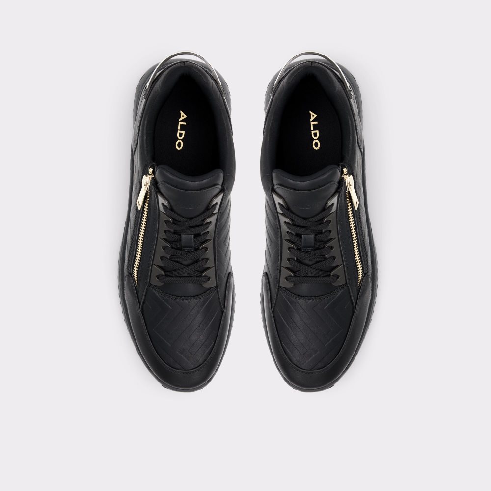 Black Aldo Thompson Low Top Sneakers | 49QGMBHTR