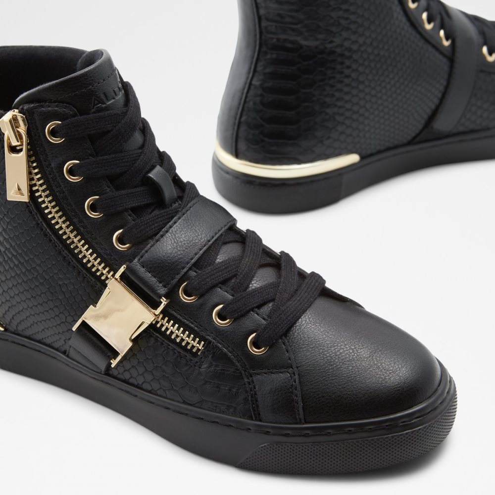 Black Aldo Tiagatori High Top - Cup Sole Sneakers | 48TPWLNSR